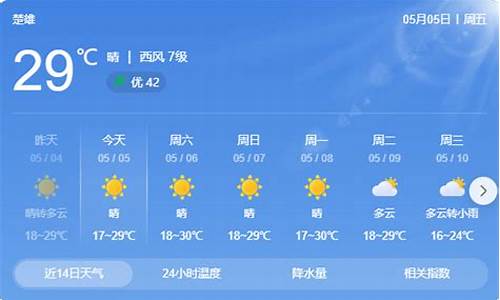 楚雄天气预报15天_楚雄天气预报15天查