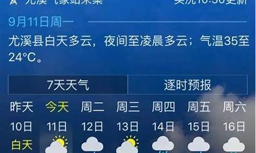 尤溪天气预报查询一周15天_尤溪天气预报查询