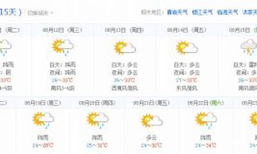 玉环天气预报15天查询_玉环天气预报15天查询结果表格